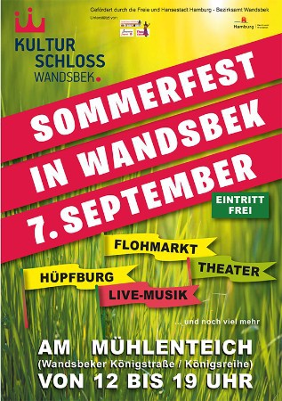 Besuchen Sie uns am 7.9.2014 beim WANDSBEKER SOMMERFEST!