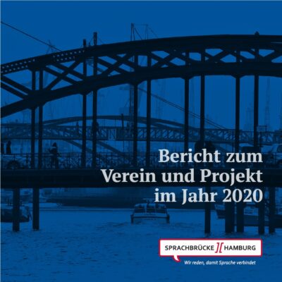 Titelbild des Jahresberichts 2020 von Sprachbrücke-Hamburg e.V.