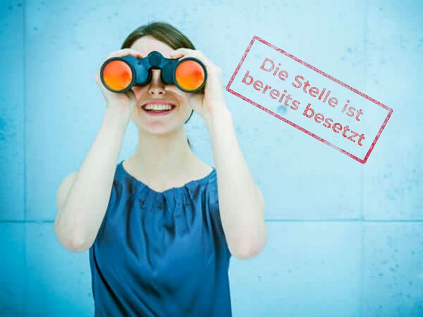 Die ausgeschriebene Stelle ist bereits besetzt.